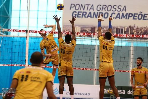 Alvinegro entra em quadra pela 14ª vez na temporada da Superliga / Foto: José Tramontin/Ponta Grossa Caramuru Vôlei